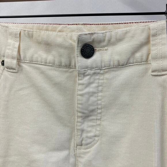 Tommy Hilfiger High Rise Corduroy Straight Leg Pants Womens 16 Off White… - Picture 3 of 16